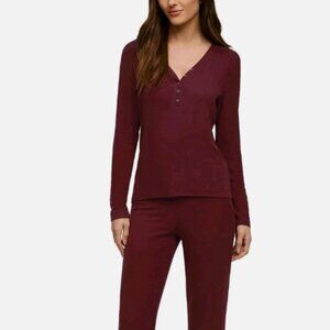 Banana Republic Women's 2-piece Rib Lounge Set Red Size XXL